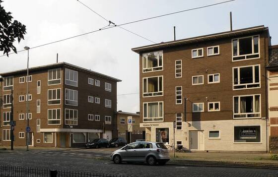 Huizen aan de Nationale Werf in Borgerhout